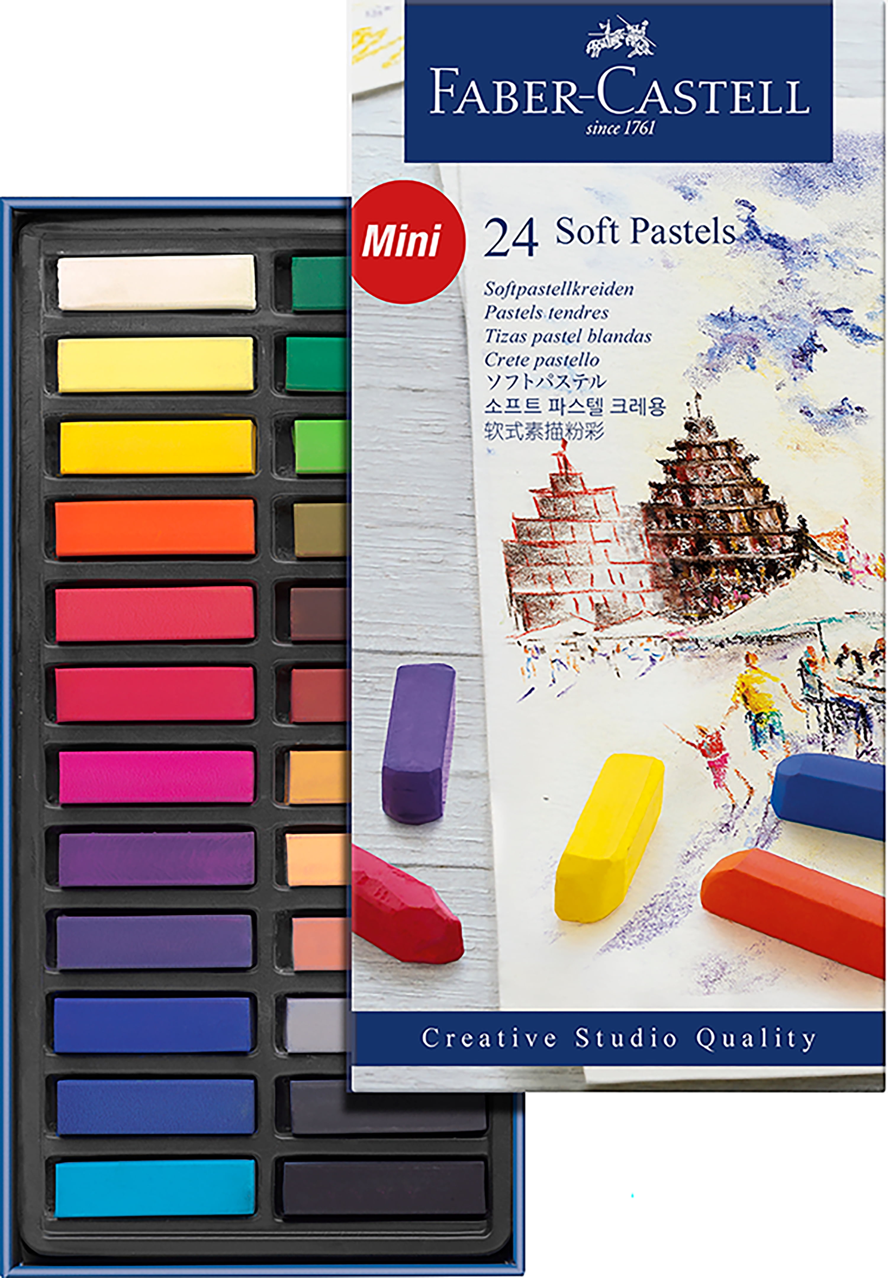 Soft Pastel Full Length Sticks, Box of 12 - #128312
