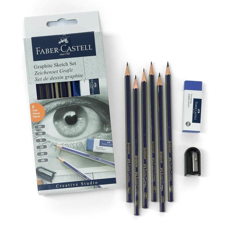 Faber-Castell 8/16pcs Sketch Drawing Pencil Set Art Graphite