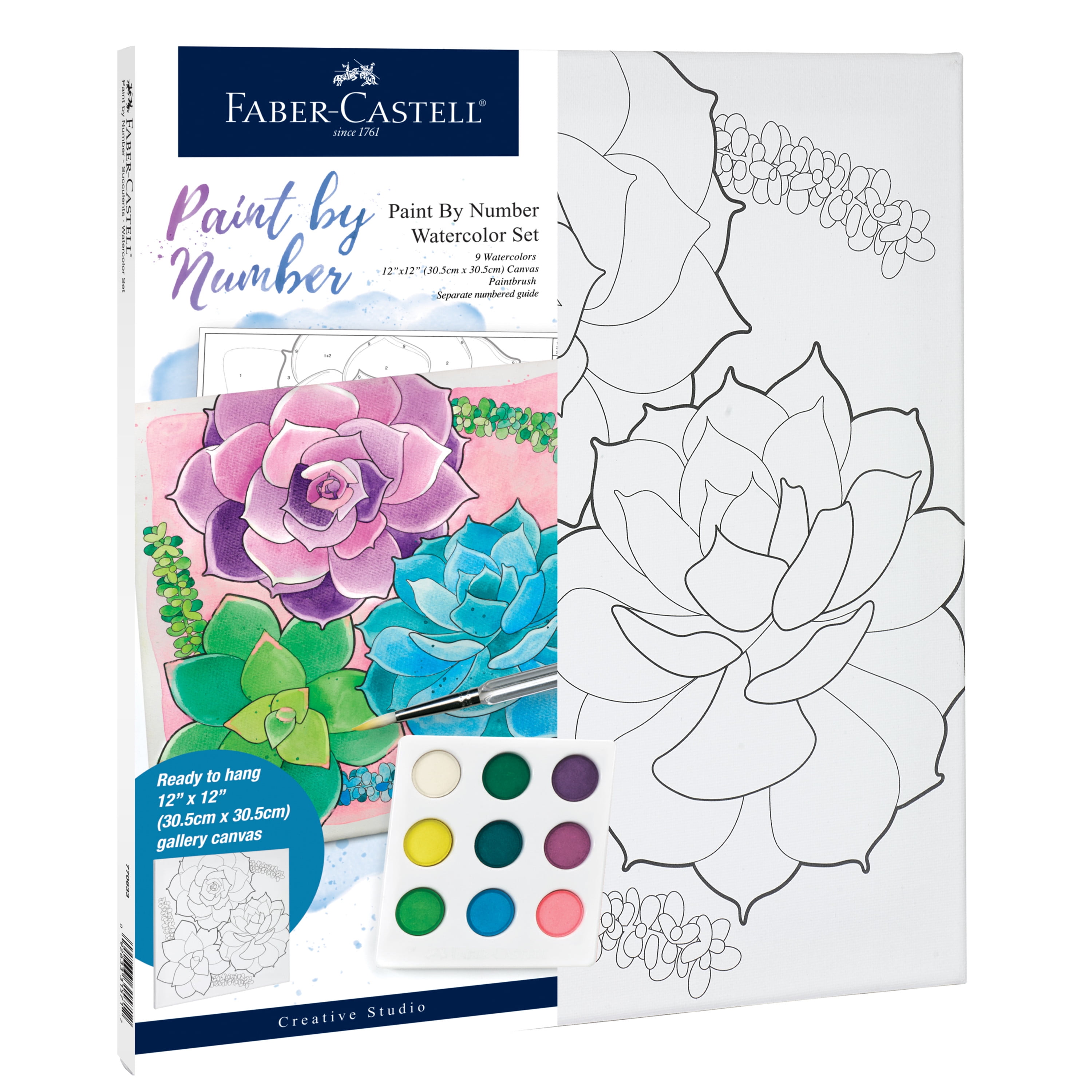 Paint by Numbers for Adults Beginner,4 Pack DIY Adult Paint by Number Kits  On Canvas Butterfly Flowers Acrylic Paint