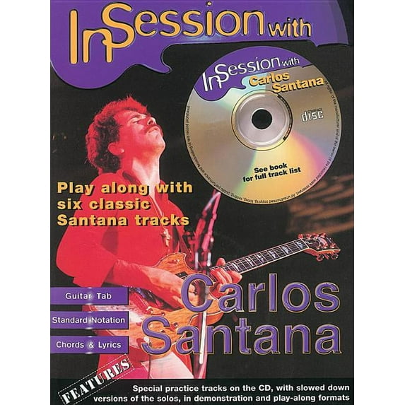 Faber Edition: In Session In Session with Carlos Santana: Guitar Tab, Book & CD, (Paperback)