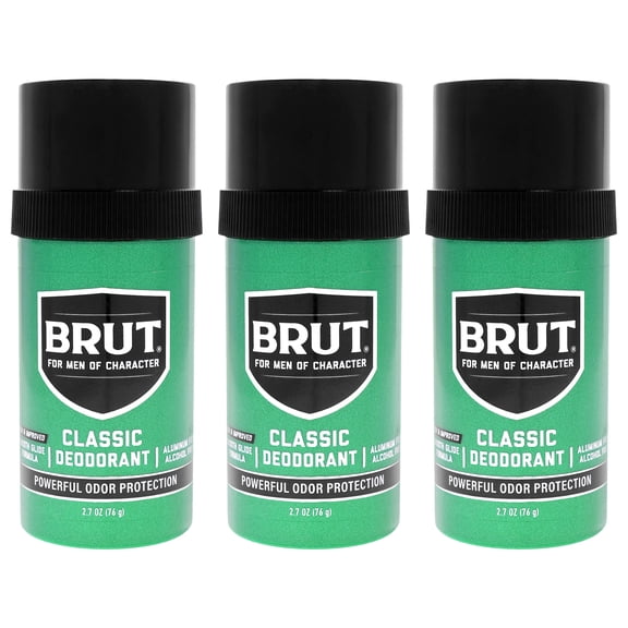 Faberge Co. Brut - Pack of 3 , 2.5 oz Deodorant Stick