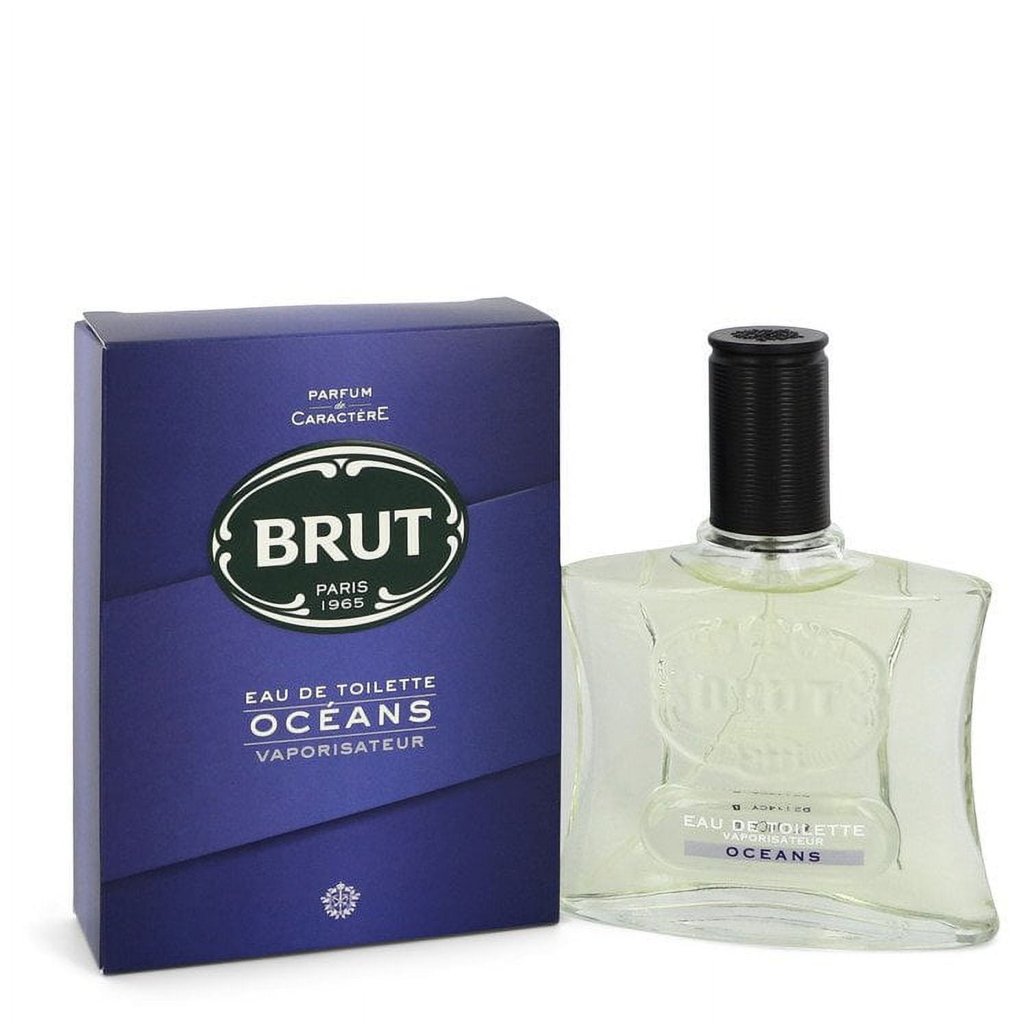 Faberge Eau De Toilette Spray 3.4 Oz Brut Oceans Pack Of 3