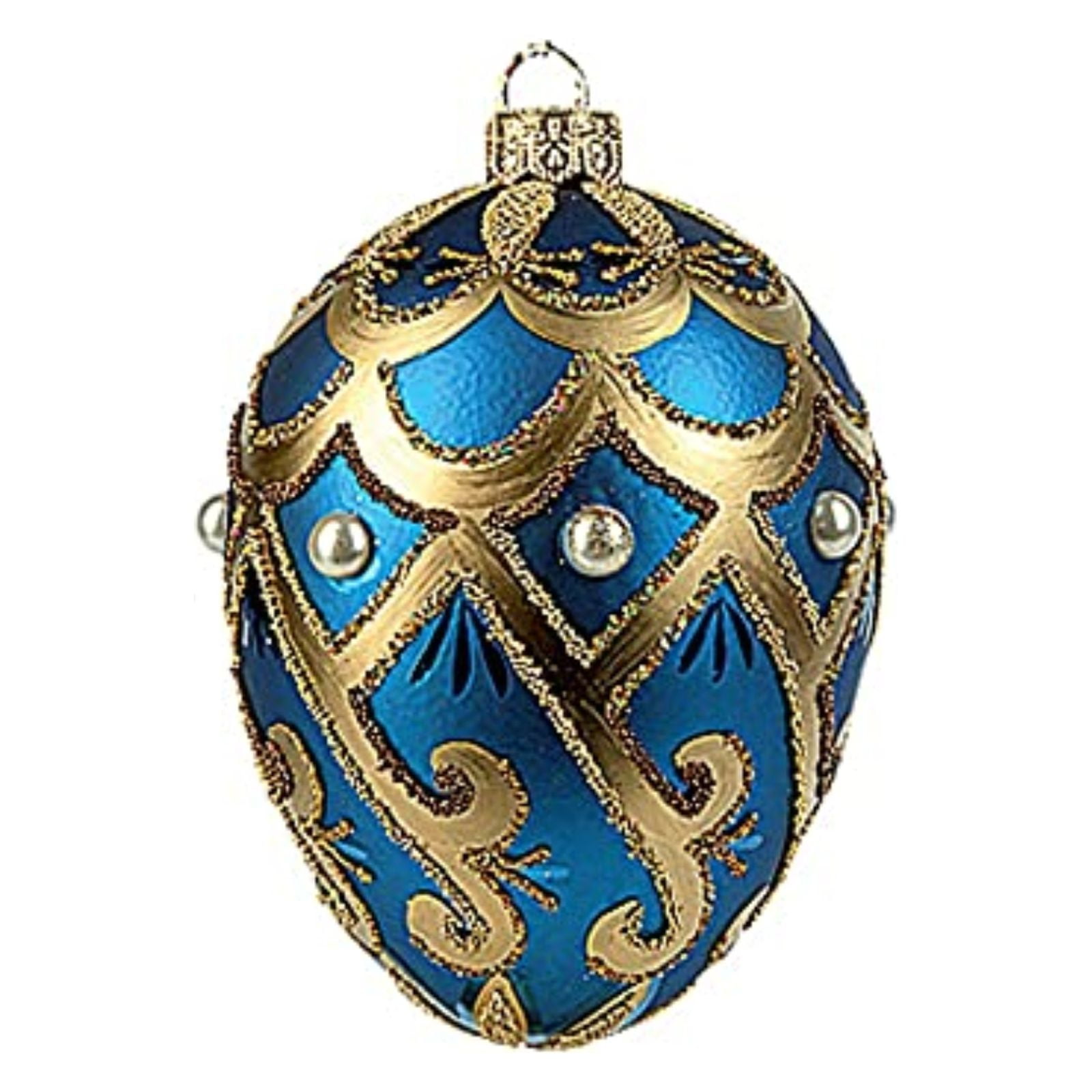 Pinnacle Peak Faberge Inspired Egg Ornament