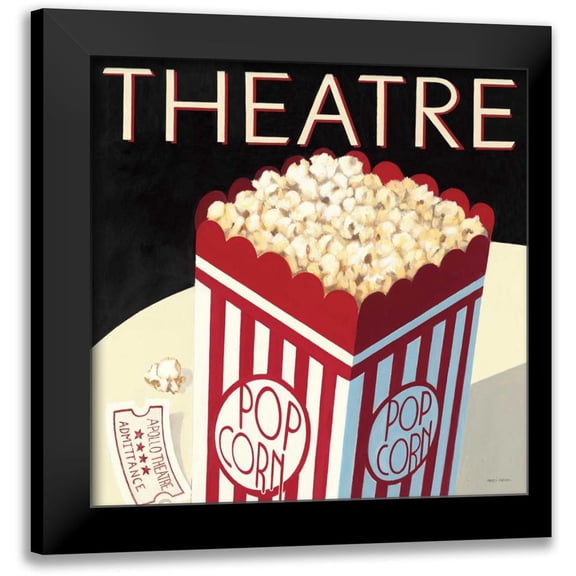 Fabiano, Marco 12x12 Black Modern Framed Museum Art Print Titled - Theatre