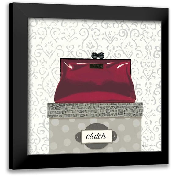 Fabiano, Marco 12x12 Black Modern Framed Museum Art Print Titled - Tres Chic Square III