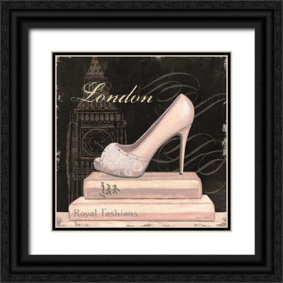 Fabiano, Marco 12x12 Black Ornate Wood Framed with Double Matting Museum Art Print Titled - City Style Square IV