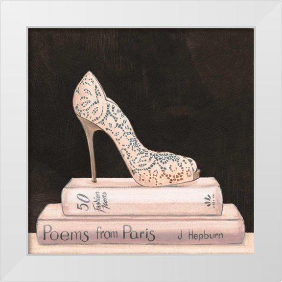 Fabiano, Marco 12x12 White Modern Wood Framed Museum Art Print Titled - City Style Square I on Black no Words