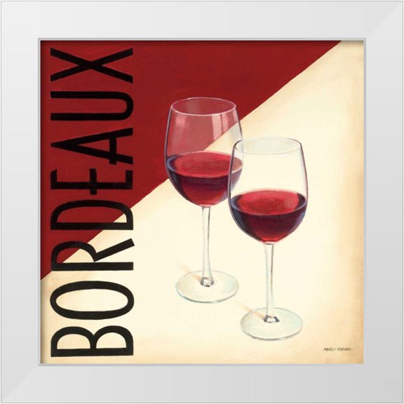 Fabiano, Marco 12x12 White Modern Wood Framed Museum Art Print Titled - Vin Moderne III