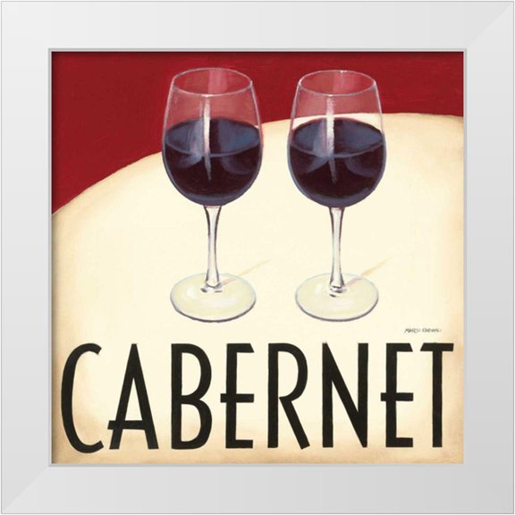 Fabiano, Marco 12x12 White Modern Wood Framed Museum Art Print Titled - Vin Moderne IV