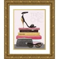 thumbnail image 1 of Fabiano, Marco 12x14 Gold Ornate Wood Framed with Double Matting Museum Art Print Titled - Paris Style III Gold and Black, 1 of 4