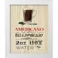 thumbnail image 1 of Fabiano, Marco 12x14 White Modern Wood Framed Museum Art Print Titled - Americano, 1 of 4