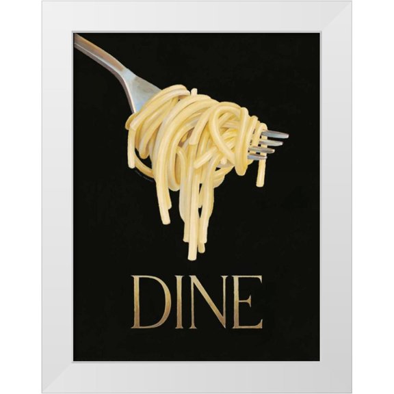 Fabiano, Marco 12x14 White Modern Wood Framed Museum Art Print Titled - Gourmet Pasta