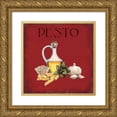 thumbnail image 1 of Fabiano, Marco 15x15 Gold Ornate Wood Framed with Double Matting Museum Art Print Titled - Italian Cuisine II, 1 of 4