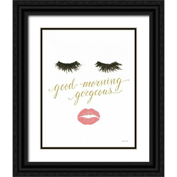 Fabiano, Marco 15x18 Black Ornate Wood Framed with Double Matting Museum Art Print Titled - Wake Up and Make Up VIII