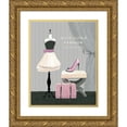 thumbnail image 1 of Fabiano, Marco 15x18 Gold Ornate Wood Framed with Double Matting Museum Art Print Titled - Dress Fitting Boutique I, 1 of 4
