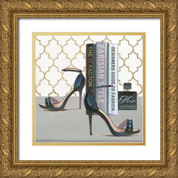 Fabiano, Marco 26x26 Gold Ornate Wood Framed with Double Matting Museum Art Print Titled - Forever Fashion VI