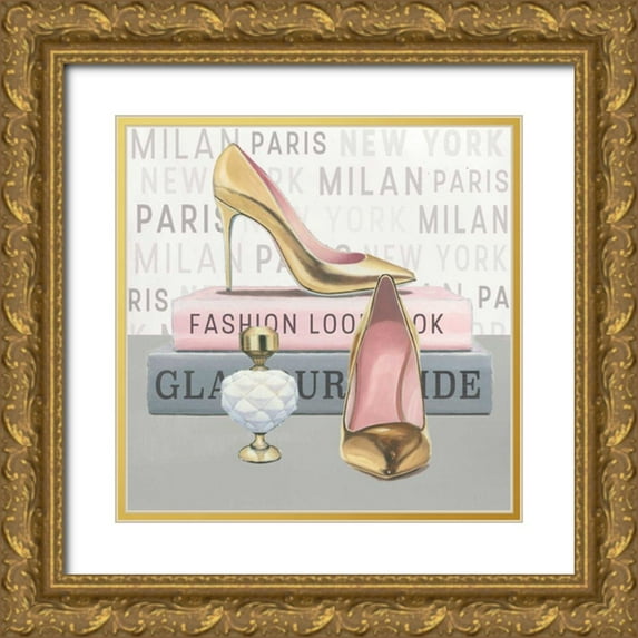 Fabiano, Marco 26x26 Gold Ornate Wood Framed with Double Matting Museum Art Print Titled - Forever Fashion V
