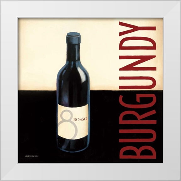 Fabiano, Marco 26x26 White Modern Wood Framed Museum Art Print Titled - Vin Moderne II
