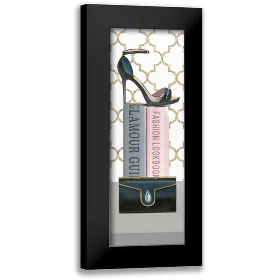 Fabiano, Marco 7x14 Black Modern Framed Museum Art Print Titled - Forever Fashion III Panel