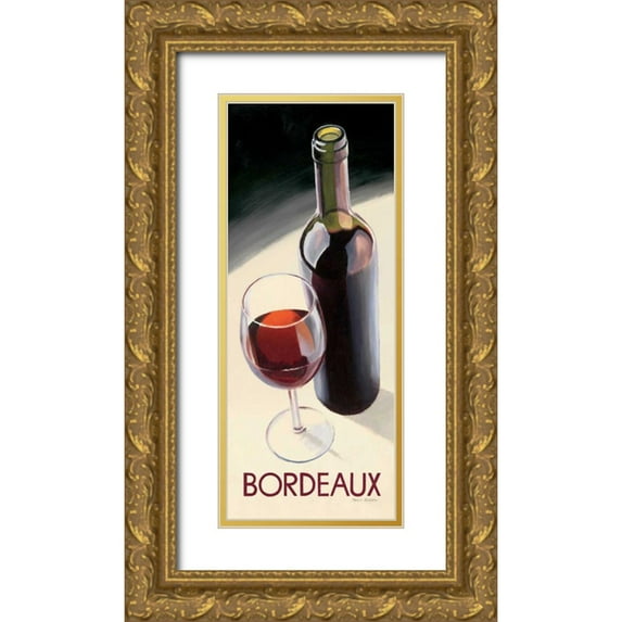 Fabiano, Marco 8x14 Gold Ornate Wood Framed with Double Matting Museum Art Print Titled - Bordeaux