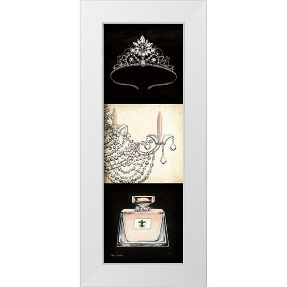 Fabiano, Marco 9x18 White Modern Wood Framed Museum Art Print Titled - Fifth and Madison II