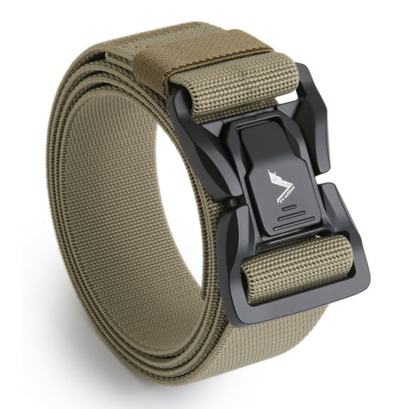 Fabio Valenti Men Belt, Belt,1.5 inch Stretch Nylon Golf Belt with Heavy Duty Seatbelt Buckle