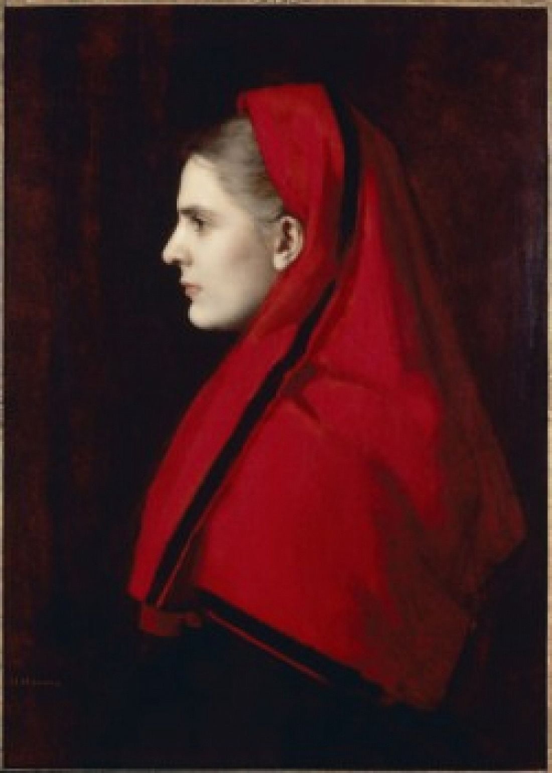 Fabiola Jean Jacques Henner (1829-1905 French) Canvas Art - Jean Jacques Henner (18 x 24)