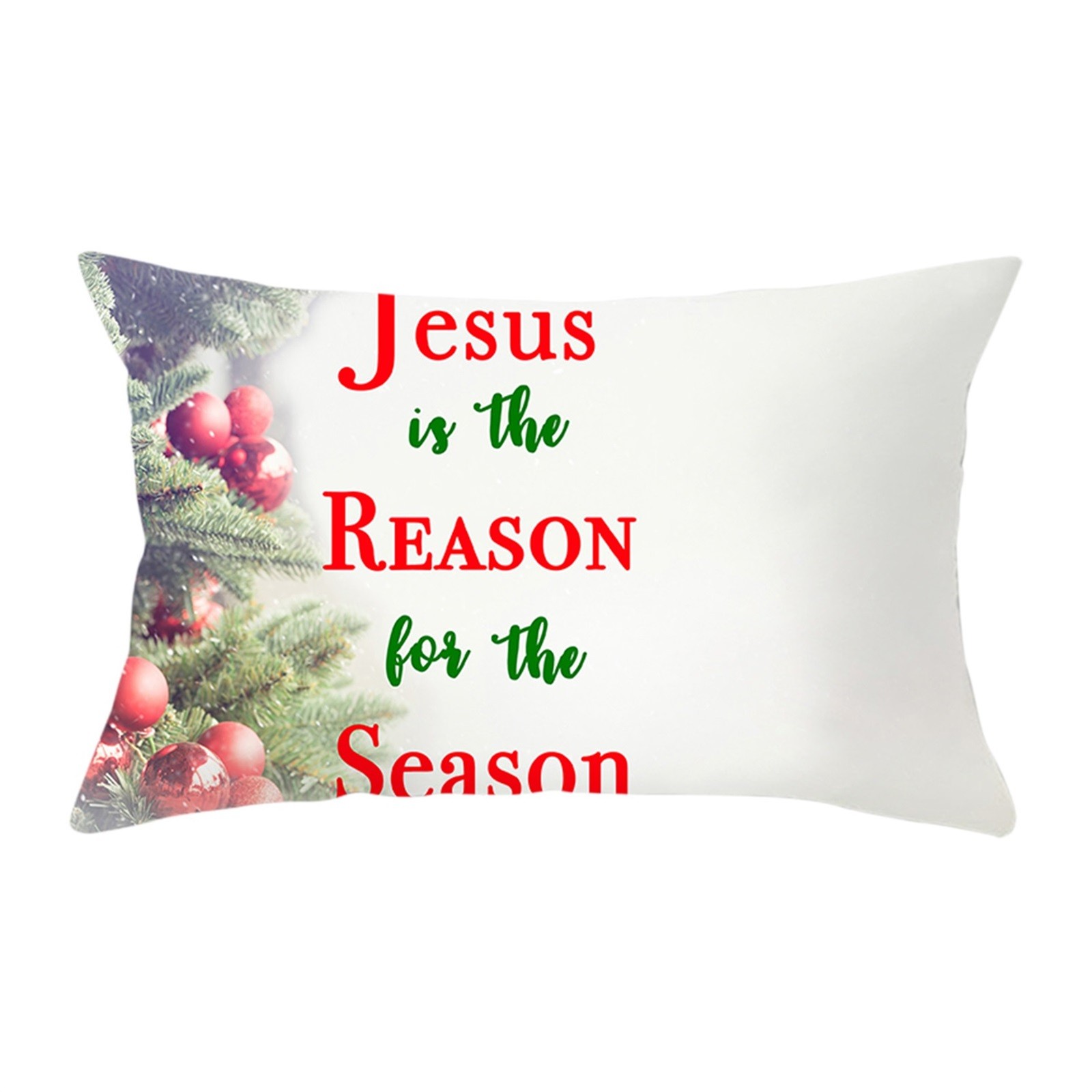Fabiurt Christmas Decorative Throw Pillow Cover Print Christmas Throw