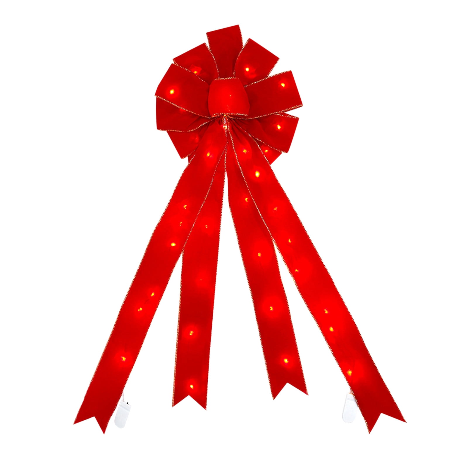 Fabiurt Christmas Tree Topper Bow Christmas Decorations Handmade