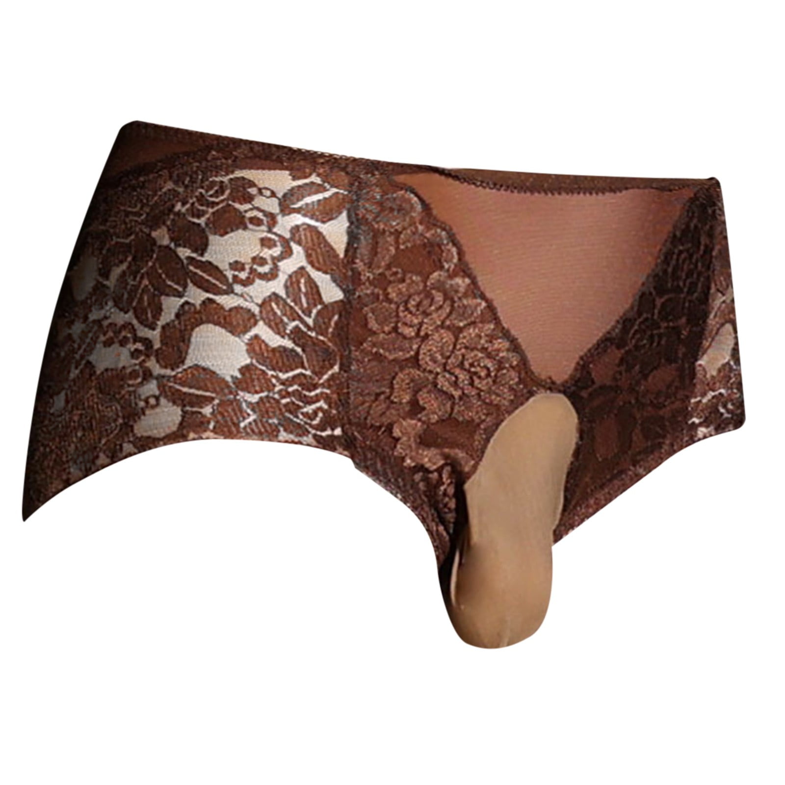 Fabiurt Underwear for Men,Jacquard Mens Briefs U Shaped Pocket Glossy Taste Underwear Pure