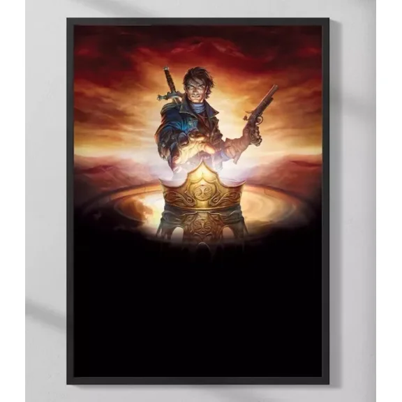 Fable 3 Gaming Poster Home Decor Vintage Art Print Cute Birthday Gift Wall Art