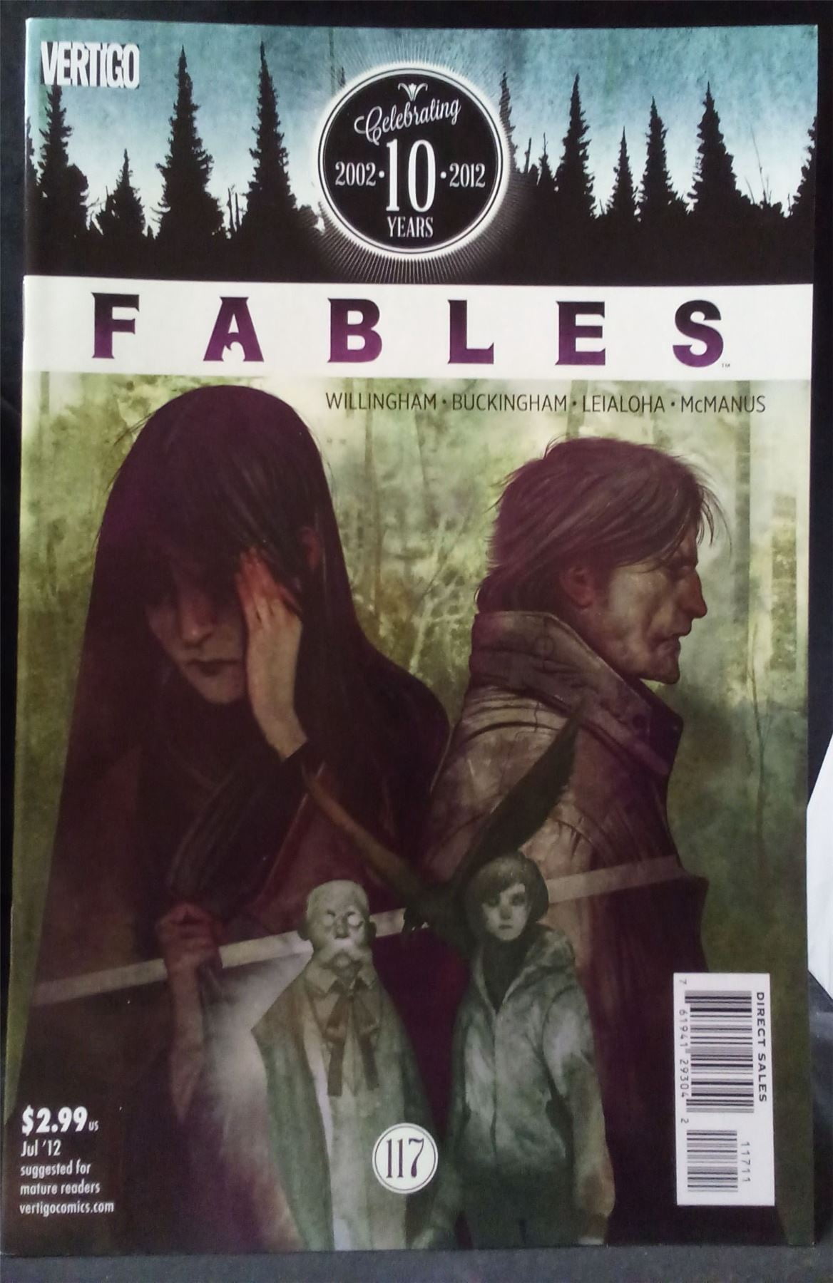 Pre-Owned Fables #117 2012 Vertigo Comics Comic Book - Walmart.com