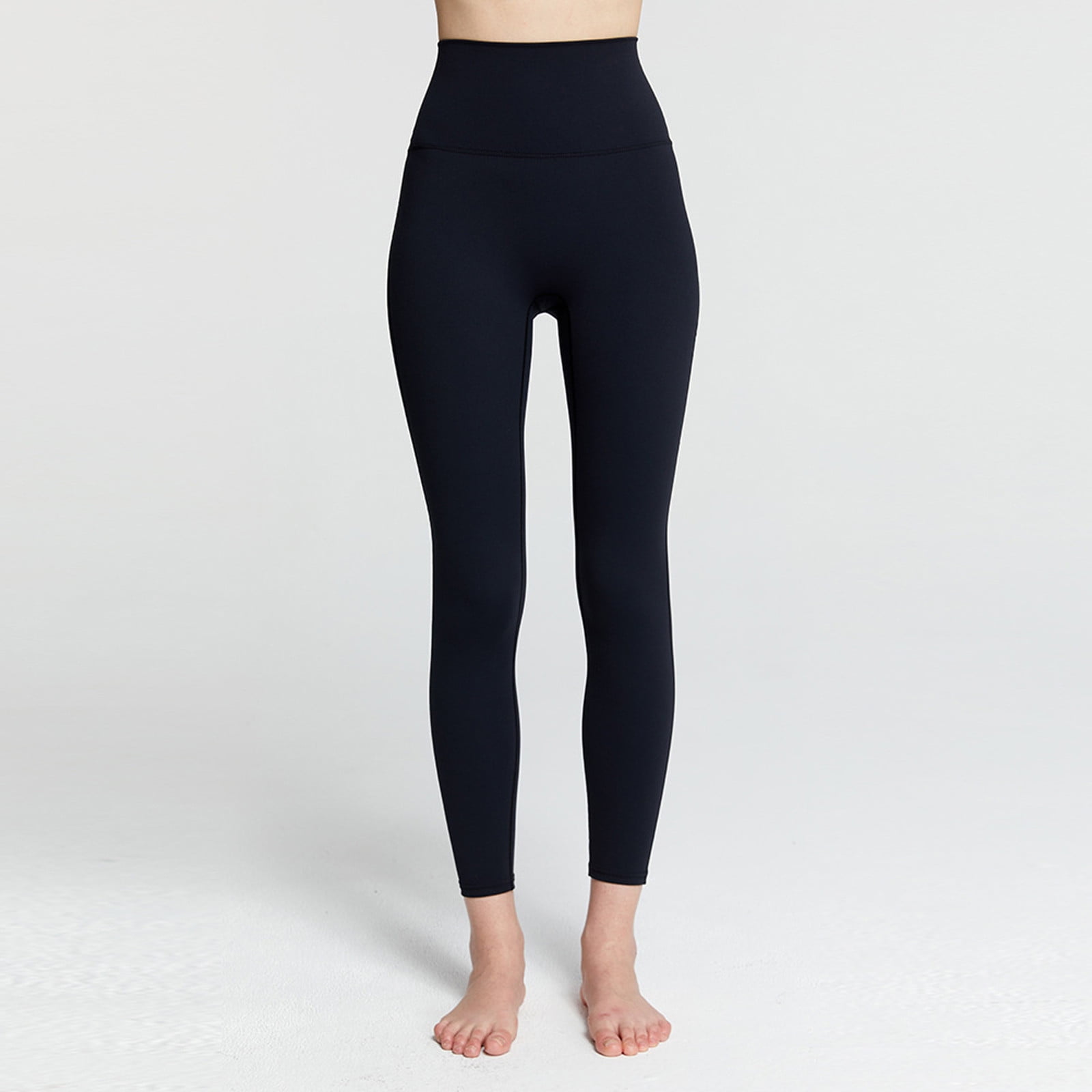 Fabletics Leggings for Women Sports Fitness Running Skinny High Waisted Hip Lifting Yoga Pants Bottom Pants Fitted Yoga Pants Hip Lift Pockets Womens Leggings Black L Walmart