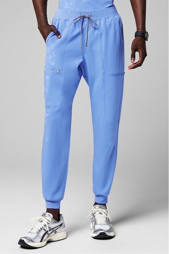 Men's All-Shift Scrub Jogger - 4-Way Stretch, Breathable, Lightweight, Mid-Rise, Semi-Slim Fit (Extended Sizes Available)