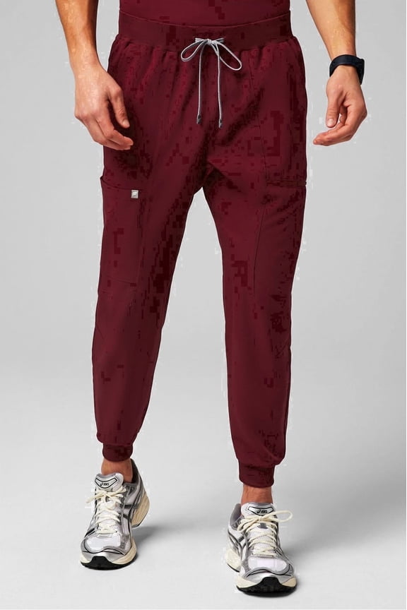 Men's All-Shift Scrub Jogger - 4-Way Stretch, Breathable, Lightweight, Mid-Rise, Semi-Slim Fit (Extended Sizes Available)