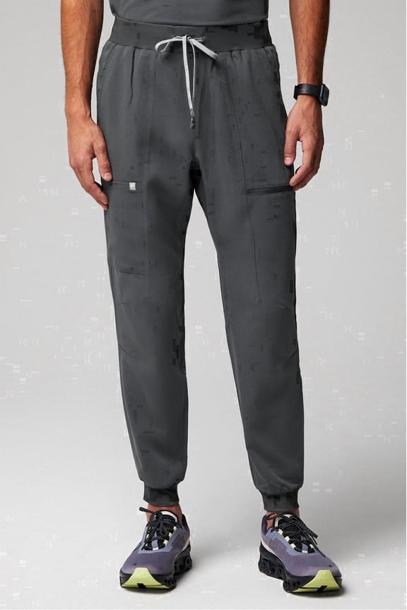 Men's All-Shift Scrub Jogger - 4-Way Stretch, Breathable, Lightweight, Mid-Rise, Semi-Slim Fit (Extended Sizes Available)