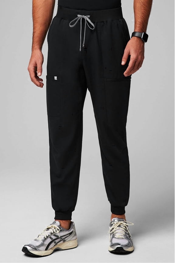 Men's All-Shift Scrub Jogger - 4-Way Stretch, Breathable, Lightweight, Mid-Rise, Semi-Slim Fit (Extended Sizes Available)
