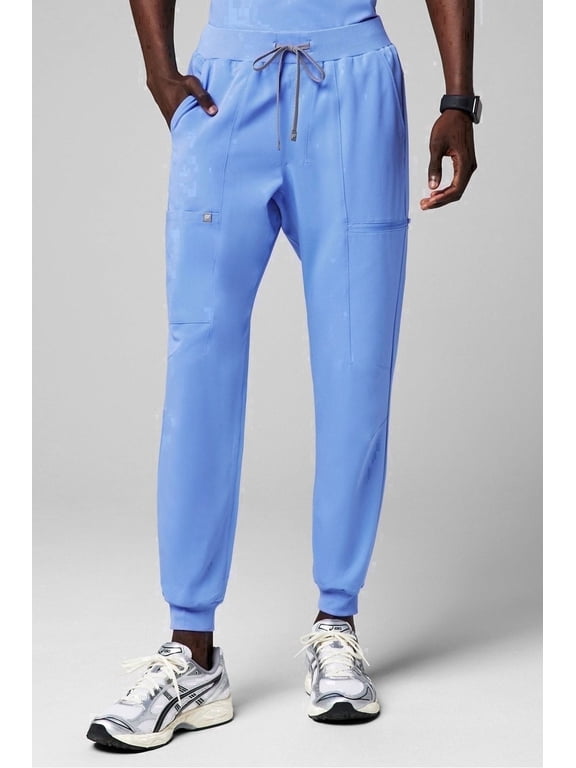 Men's All-Shift Scrub Jogger - 4-Way Stretch, Breathable, Lightweight, Mid-Rise, Semi-Slim Fit (Extended Sizes Available)