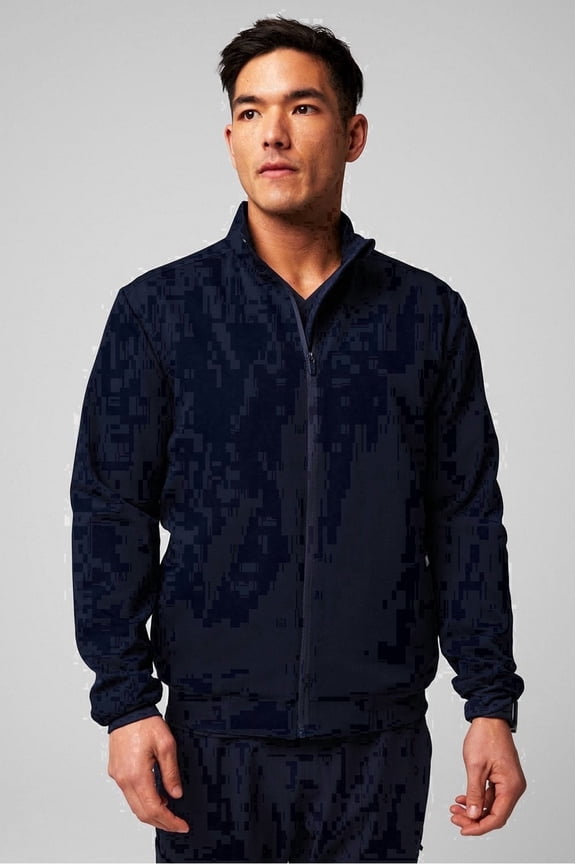 Men's Foundation Scrub Jacket, 4-Pocket - MotionTech Fabric, Wrinkle-Resist, Lightweight, Semi-Slim Fit (Sizes Vary)