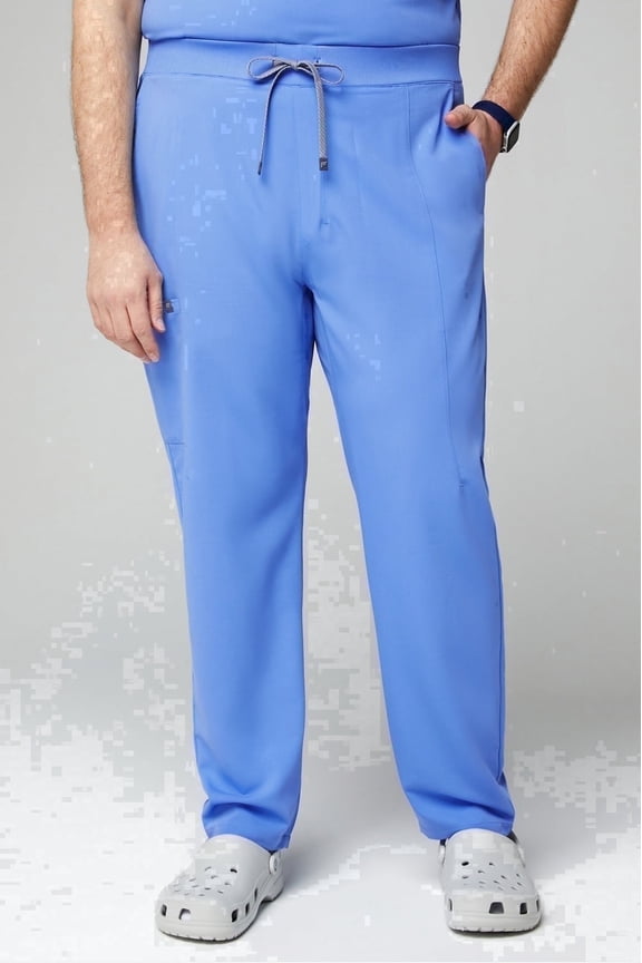 Men's Intake Scrub Pant - 4-Way Stretch, Breathable, Lightweight, Pocket-Packed, Elastic Waist (Extended Sizes Available)