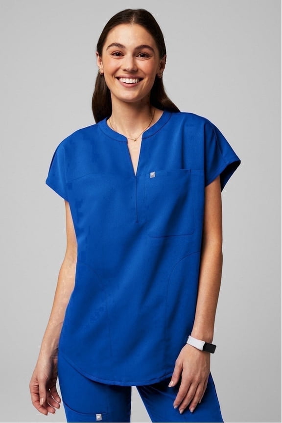 Women's Evolve 3-Pocket Scrub Top with an Oversized Fit - MotionTech, 4-Way Stretch, Wrinkle-Resist, Anti-Shrink (Sizes Vary)