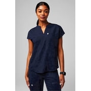Fabletics Women's Evolve 3-Pocket Scrub Top with an Oversized Fit - MotionTech, 4-Way Stretch, Wrinkle-Resist, Anti-Shrink Sizes Vary
