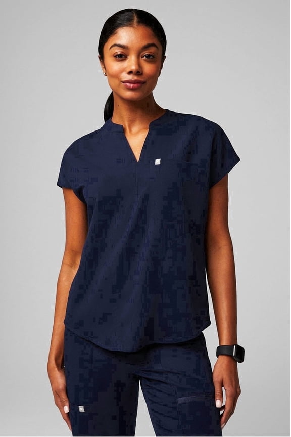 Women's Evolve 3-Pocket Scrub Top with an Oversized Fit - MotionTech, 4-Way Stretch, Wrinkle-Resist, Anti-Shrink (Sizes Vary)
