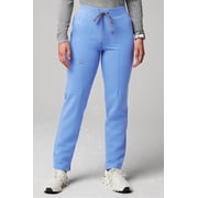 Fabletics Womens Ion Scrub Pant - MotionTech Fabric, 4-Way Stretch, Wrinkle-Resist, Pocket-Packed, Mid-Rise, Semi-Slim Fit Extended Sizes Available