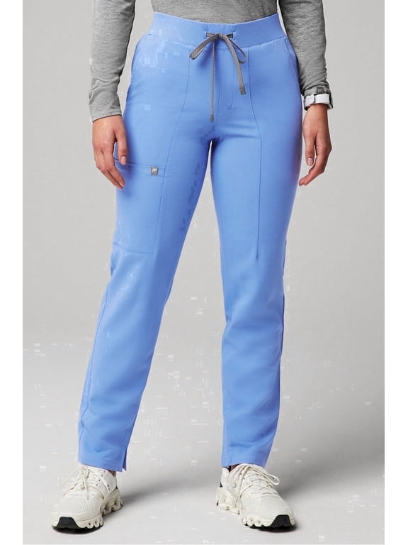 Women's Ion Scrub Pant - MotionTech Fabric, 4-Way Stretch, Wrinkle-Resist, Pocket-Packed, Mid-Rise, Semi-Slim Fit (Extended Sizes Available)