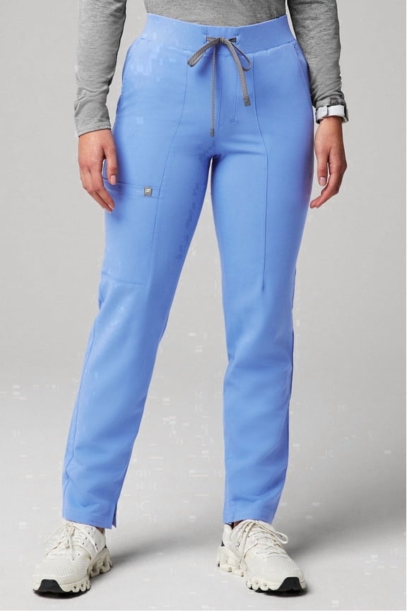 Women's Ion Scrub Pant - MotionTech Fabric, 4-Way Stretch, Wrinkle-Resist, Pocket-Packed, Mid-Rise, Semi-Slim Fit (Extended Sizes Available)