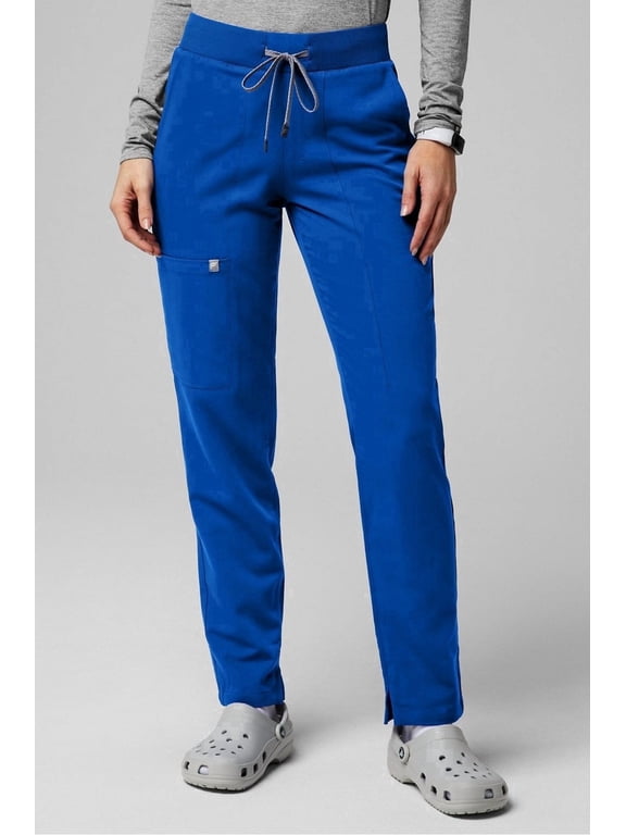 Women's Ion Scrub Pant - MotionTech Fabric, 4-Way Stretch, Wrinkle-Resist, Pocket-Packed, Mid-Rise, Semi-Slim Fit (Extended Sizes Available)