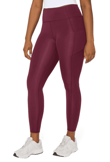 FABLETICS Women's Oasis PureLuxe Legging with Pocket Dark Red XL