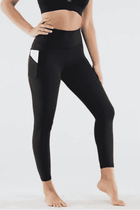 Women's Oasis Pureluxe Legging With Pockets, Black, XL