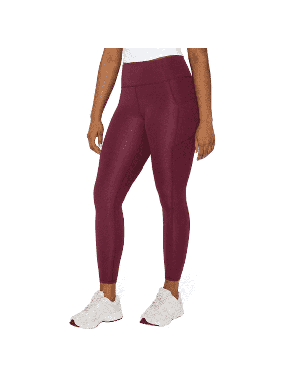 Women's Oasis Pureluxe Legging With Pockets, Dark Red, Medium